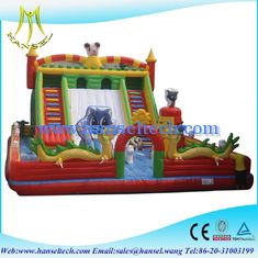 China Hansel giant inflatable space bouncer slide proveedor