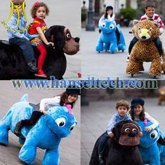 China Hansel safari cool kiddie rides amusement ride walking animal rides manufacturer proveedor