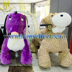 China Hansel kids animal riding on toys walking elephant ride plush battery animal rides proveedor