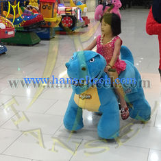 China Hansel animal kids ride toys plush animal rides mini cars on game machine proveedor