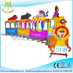 China Hansel hot fiber glass amusement park ride on toy train kids electric train kids ride on train proveedor