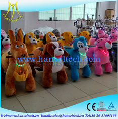 China Hansel  battery coin operation equipment for children entertainment centers animal scooter ride	zippy pets for sale proveedor