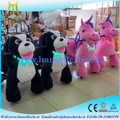 China Hansel cheap electric car for kids fair attractions amusement park trains rides for sale coin control box kiddie ride proveedor