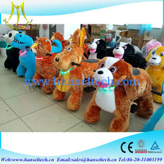 China Hansel children rides used kiddie rides train funny amusement park games plush electrical animal toy car for shopping proveedor