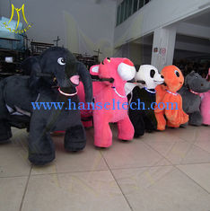 China Hansel battery coin operated game machinegiant animal kids riding amusement rides manufacturer electric toy car for kid proveedor