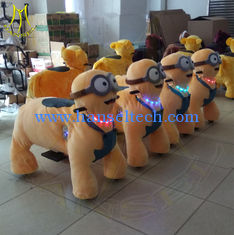 China Hansel plush toys stuffed animals on wheels happy ride toy animal electric ride hot in shopping mall coin operated ride proveedor