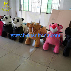 China Hansel kiddie rides control box plush animal electric scooter indoor amusement park rides rideable horse toys proveedor