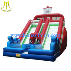 China Hansel commercial grade indoor and outdoor amusement park inflatable play area for children manufacturer proveedor