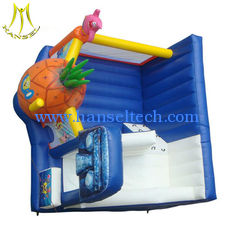 China Hansel colourful kids playing inflatable toy amusment park inflatable bouncers manufacturer proveedor