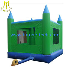 China Hansel Popular inflatable small slide jumping amusement park inflatable bouncers manufacturer proveedor