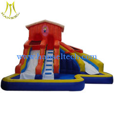 China Hansel factory price outdoor kids commercial inflatable water slide for sale proveedor