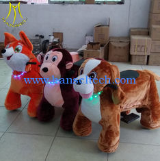 China Hansel 2018  latest designs family entertainment battery dog zoo animal scooters in mall proveedor