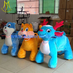 China Hansel family parites for rent plush animal electric rideable horse with timer proveedor