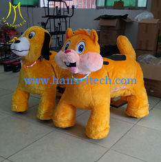China Hansel  carnival  amusement park rides electronic scooter for babys battery plush electrical animal toy ride proveedor