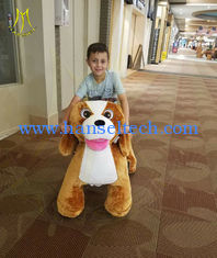 China Hansel amusement park ride motorized plush riding animals amusement park games factory proveedor