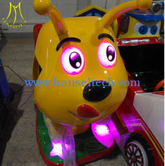 China Hansel amusement park swing toy fiberglass kids coin operated rides proveedor
