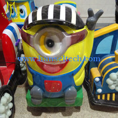 China Hansel amusement coin operated swing kids electric ride on minions proveedor