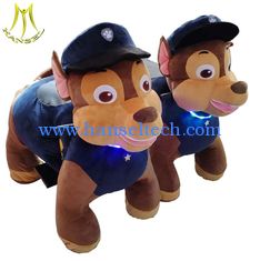 China Hansel shopping mall coin operated electric kids battery power paw patrol ride on animals proveedor