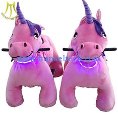 China Hansel  coin operated animal ride for mall no coins pet zoo electric ride on unicorn proveedor