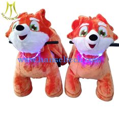 China Hansel large size non coin stuffed animal ride electric ride on animal toy for shopping malls proveedor