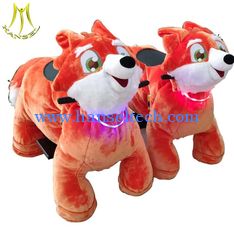 China Hansel  coin operated animal ride on animal 12 volt for kids and adult amusement ride proveedor