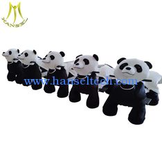 China Hansel plush animal battery coin operated stuffed animal panda ride for outdoor park proveedor