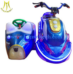 China Hansel outdoor playground remote control 12V kids motorcycle for sales with two seats proveedor