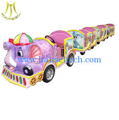 China Hansel children amusement rides electric tourist trackless train for sale proveedor