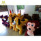 Hansel pay attention to details kids riding train amusement park moving outdoor motorized plush riding animals proveedor