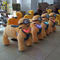 Hansel plush toys stuffed animals on wheels happy ride toy animal electric ride hot in shopping mall coin operated ride proveedor