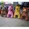 Hansel  stuffed animal unicorn on wheels coin operate game machinefalgas kiddy ride kids amusement rides proveedor