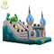 Hansel stock amusement park equipment kids soft play area inflatable bouncer castle factory proveedor