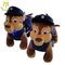 Hansel indoor and outdoor children battery operated ride animals plush toy on wheels proveedor