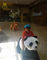 Hansel hot shopping mall kids and adult safari animal motorized ride plush motorized riding animals proveedor