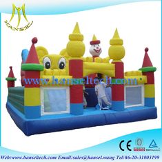 China Hansel best price cheapest inflatable cartoon bounce house kids play proveedor