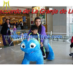 China Hansel animales montables riding dinosaur toys dinosaur animal rides for shopping mall proveedor