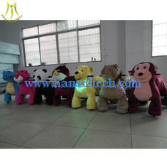 China Hansel Motorized Plush Riding Animals 4 Wheels Bicycle Toy Happy Animals Ride Animal Ride proveedor