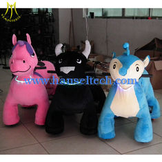 China Hansel Plush Toys Play By Play 4 Wheels Bicycle Toy Shopping Mall Animal Rides Happy Animals Ride proveedor