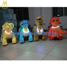 China Hansel 2016 high quality motorized plush riding animals chrismas cartoon zoo animal toy rides proveedor