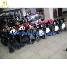 China Hansel 2016 high quality coin operated ride on costumes 12 volt ride on toys style plush animal electric scooter proveedor