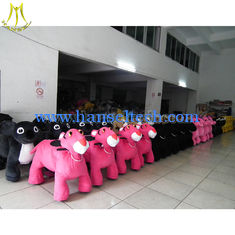 China Hansel 2016 Kids Coin Operated Game Machine Electrical Lifelike Walking Toys Animal Ride For Mall proveedor