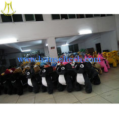 China Hansel Best selling coin operated large toy horse plush motorized animals battery cars for kids proveedor