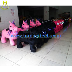 China Hansel Best selling cheap mini amusement park animal rides with chargeable battery for sale proveedor