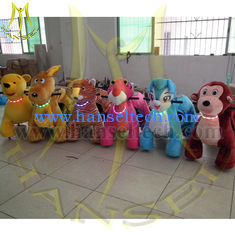 China Hansel Guanzhou Plush Motorized Animal Scooters Indoor PlayGround Ride Animals proveedor