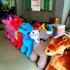 China Hansel stuffed toys on wheels moterized animal motorized animals for sale proveedor