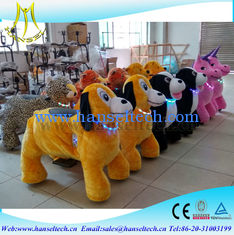 China Hansel hot selling battery operated stuffed electric motorized animal mall proveedor
