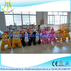 China Hansel kids riding in the mall coin operated electric motorized animal plush rides proveedor