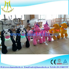 China Hansel high quality coin operated plush electric riding toy animal proveedor