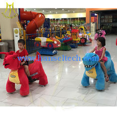 China Hansel high quality CE kids dirvable plush coin operated electric rideable animal proveedor