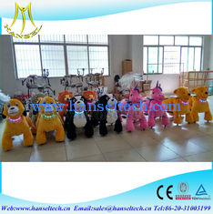 China Hansel high quality plush electric animals scooter wholesale cheap stuffed animal scooter on mall proveedor